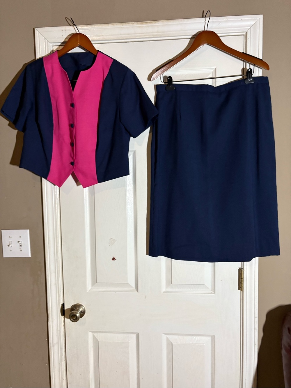 Women's Navy Pencil Skirt - Tailored Classic Navy